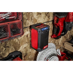 Milwaukee 2951-20 M12 Radio + Charger - Black, Red - Cordless - IP54 Rated