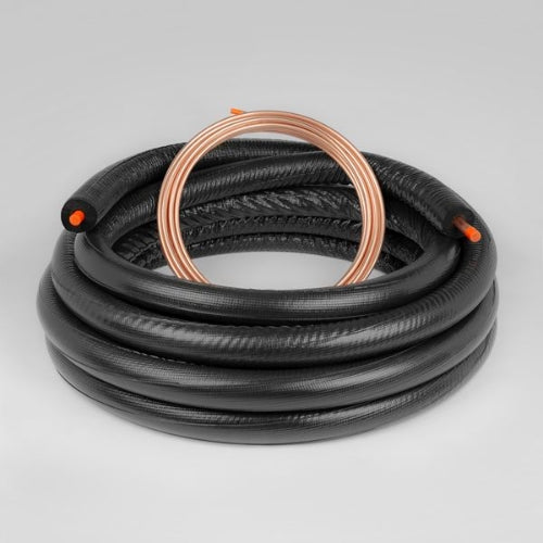 Mueller Industries 61420500C Coiled Copper Line Set 3/8 x 7/8 x 50 ft with 1/2 Inch Duraguard Insulation