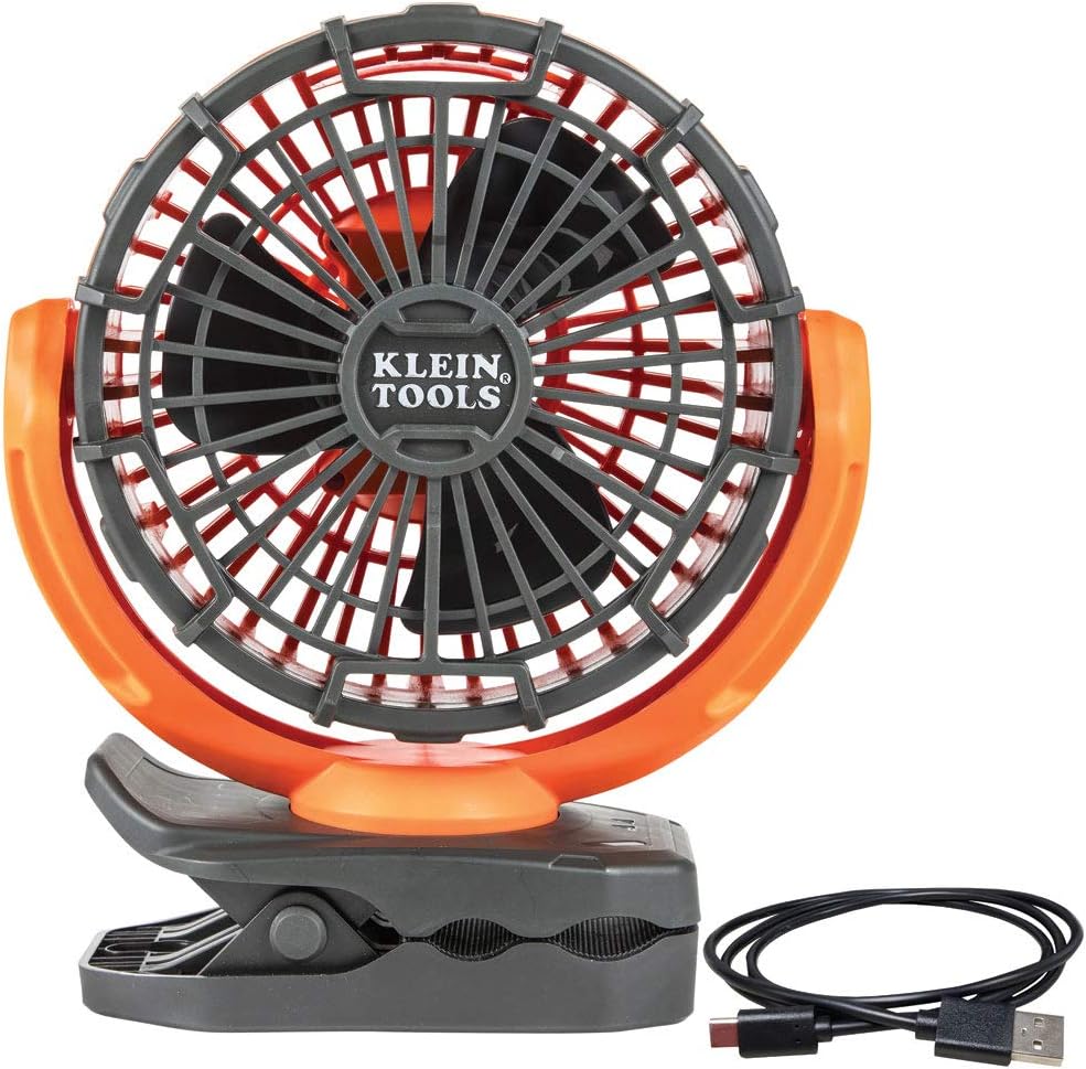 Klein Tools PJSFM1 Rechargeable Personal Jobsite Fan