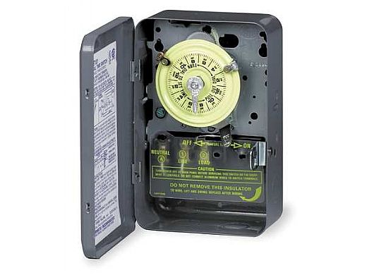 Intermatic T101 24-Hour Indoor Timer Switch SPST 40A 125V