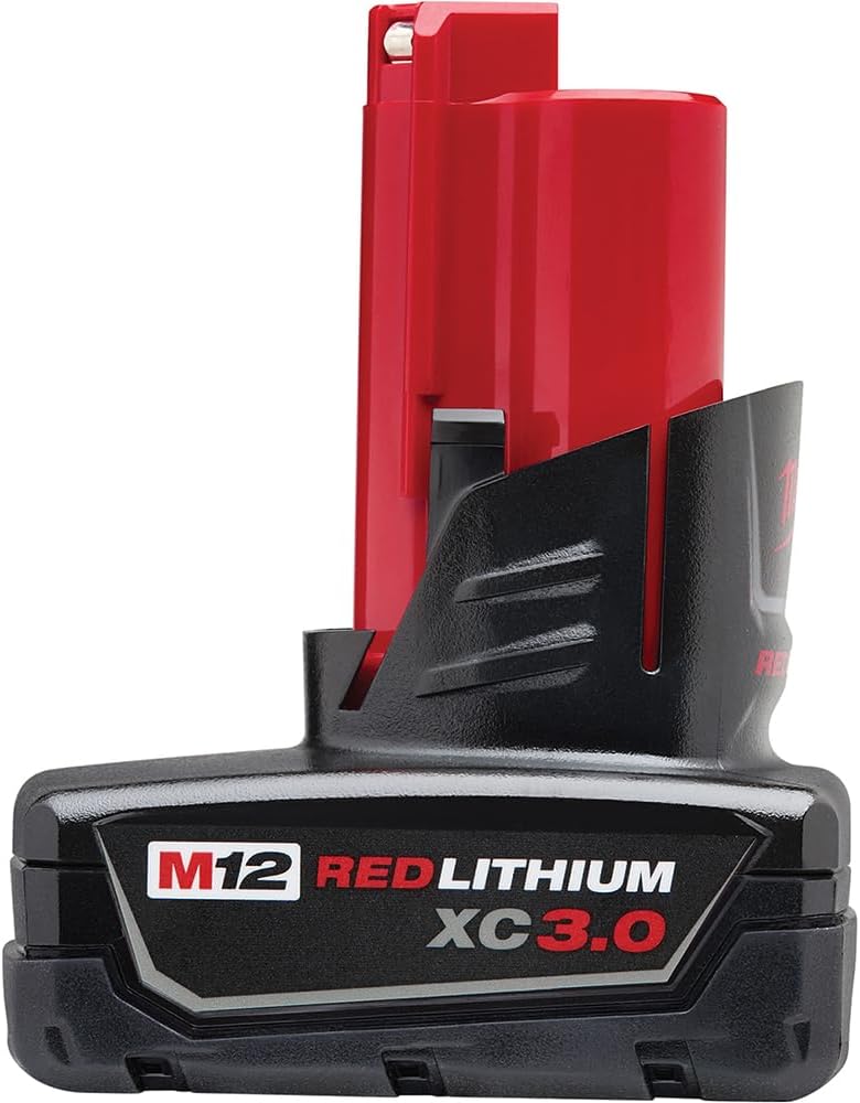 Milwaukee 48-11-2402 M12 XC High Capacity 3.0 AH REDLITHIUM Battery Pack