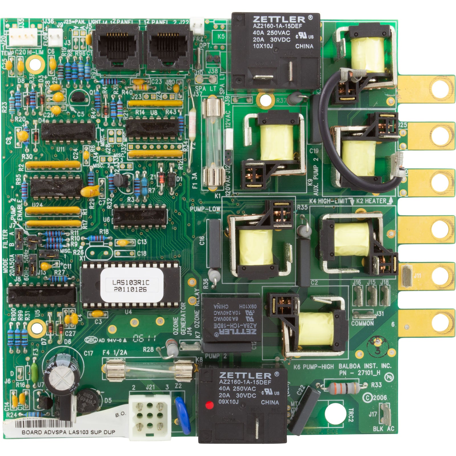 BALBOA WATER GROUP 51624-01 CONTROL BOARDS