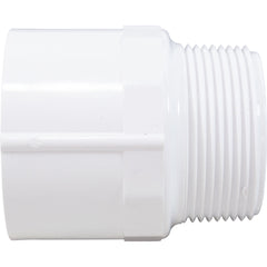 LASCO 436-015 PVC Male Adapter 1-1/2 Inch Slip x 1-1/2 Inch MPT White