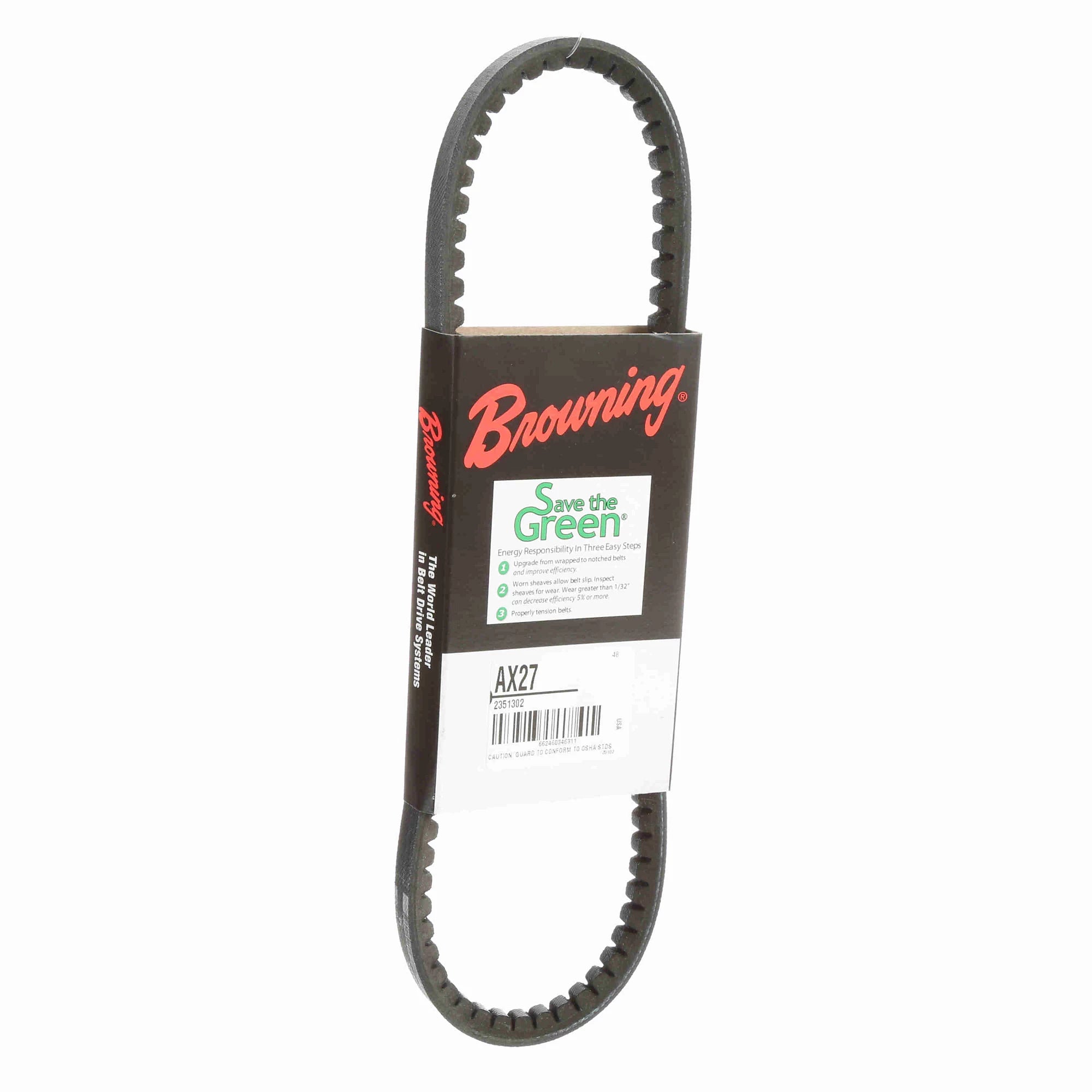 BROWNING 2351302 V-BELTS & PULLEYS