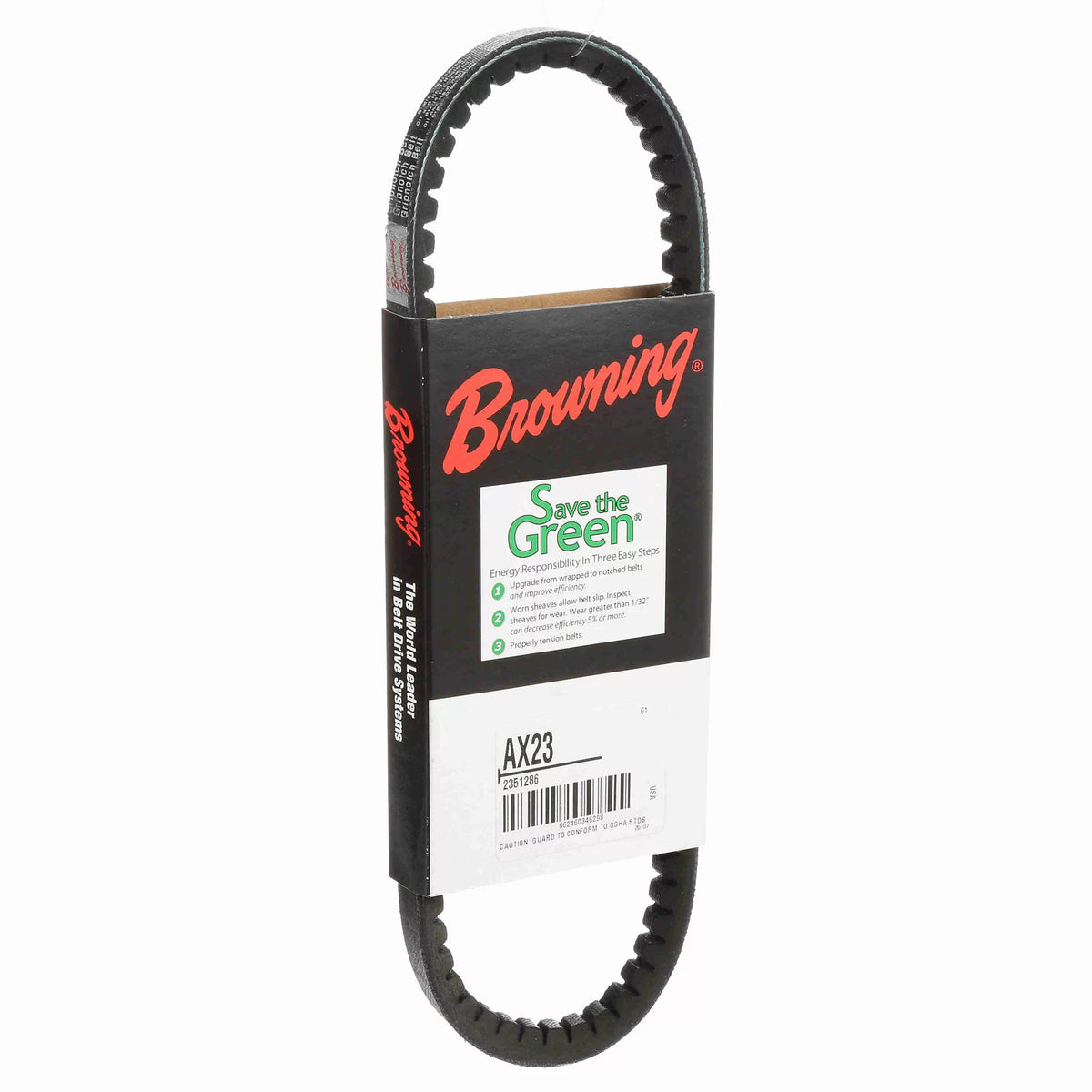BROWNING 2351286 V-BELTS & PULLEYS