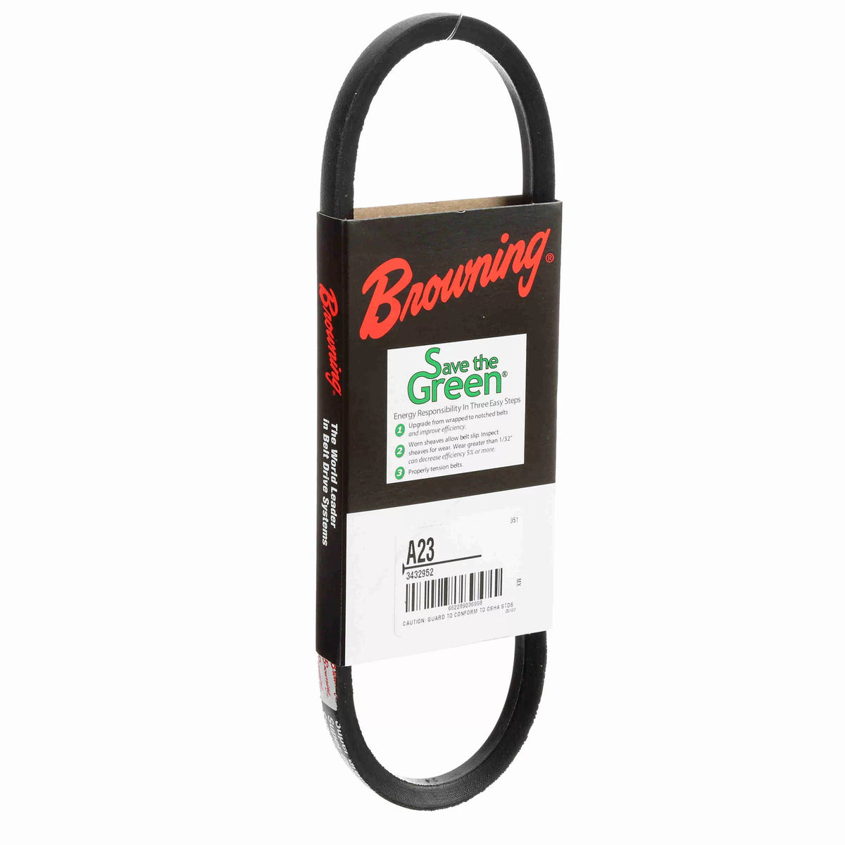 BROWNING 3432952 V-BELTS & PULLEYS