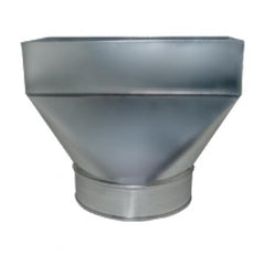 SOUTHWARK METAL 27R4105 Straight Register Boot 30 GA Steel 4 inches x 10 inches x 5 inches