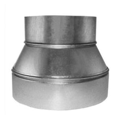 SOUTHWARK METAL 5887 Reducer No Crimp 8 inch x 7 inch Hot Dipped Galvanized Steel