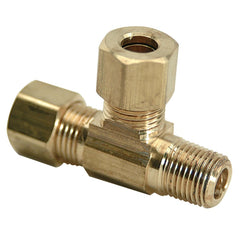 BrassCraft 71-6-4X Lead-Free Brass Tee 3/8 by 1/4 by 3/8 Inch