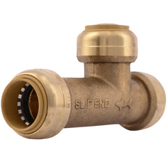 SharkBite U3370LFA Slip Tee 3/4 Inch Brass Plumbing Fitting Replacement U3370LFA