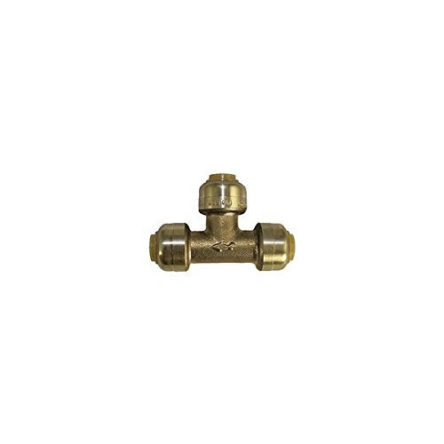 SharkBite U358LFA Push-to-Connect Brass Tee 1/4 Inch