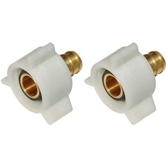 SharkBite UC527LFA Brass Crimp Swivel Adapter 3/8 Inch x 1/2 Inch NPSM Pack of 2