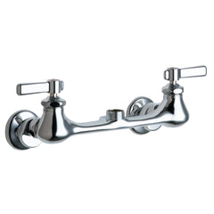 Chicago Faucets 540-LDLESAB Wall Mount Kitchen & Sink Faucet Chrome Adjustable Arms