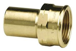 Viega 79470 ProPress 1-1/2 Inch Bronze Female Street Straight Adapter