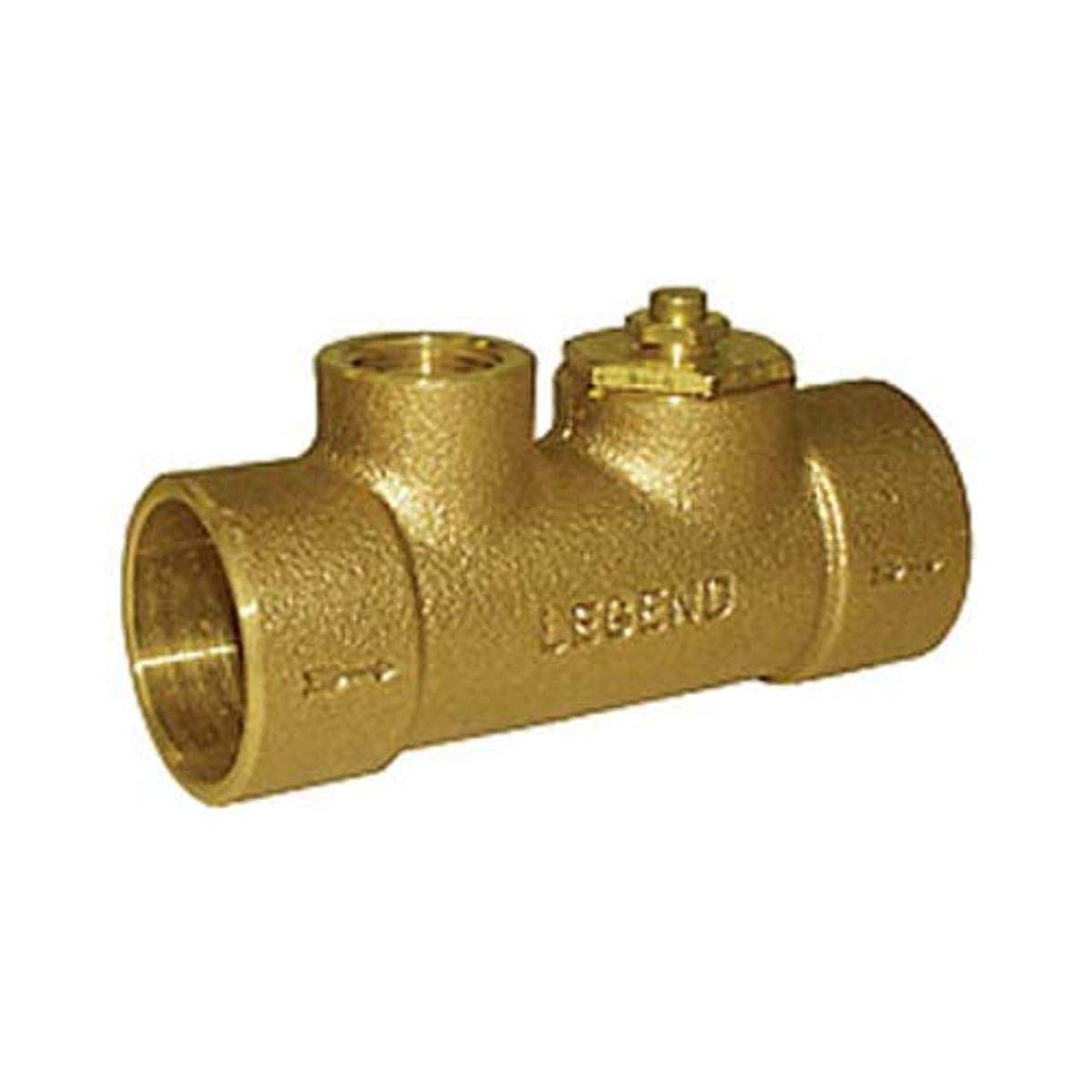 Legend Valve 110-404 S-464 Brass Purge and Balancing Valve 0.75 Inch Sweat x Sweat