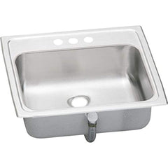 Elkay PSLVR19172 Stainless Steel Single Bowl Top Mount Sink 19x17 Inches