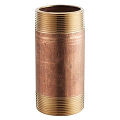 Merit Brass 2002-250 Red Brass Nipple 1/8 Inch Male NPT 2.5 Inch Seamless