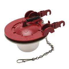 Fluidmaster 5403 Universal Toilet Flapper Adjustable Water Saving Red