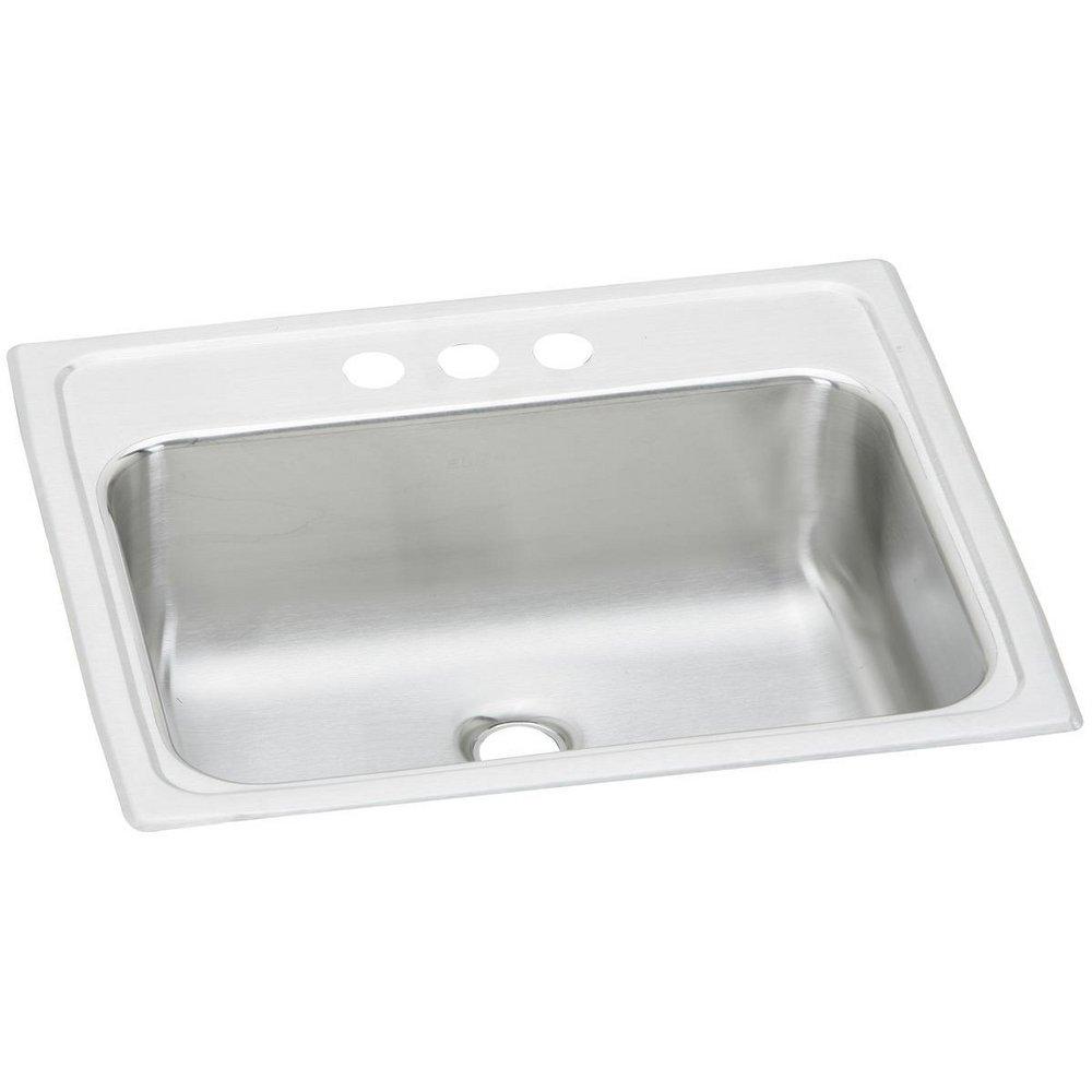 Elkay PSLVR1917LO3 Pacemaker Drop-in Bathroom Sink 19x17 Inch Brushed Satin