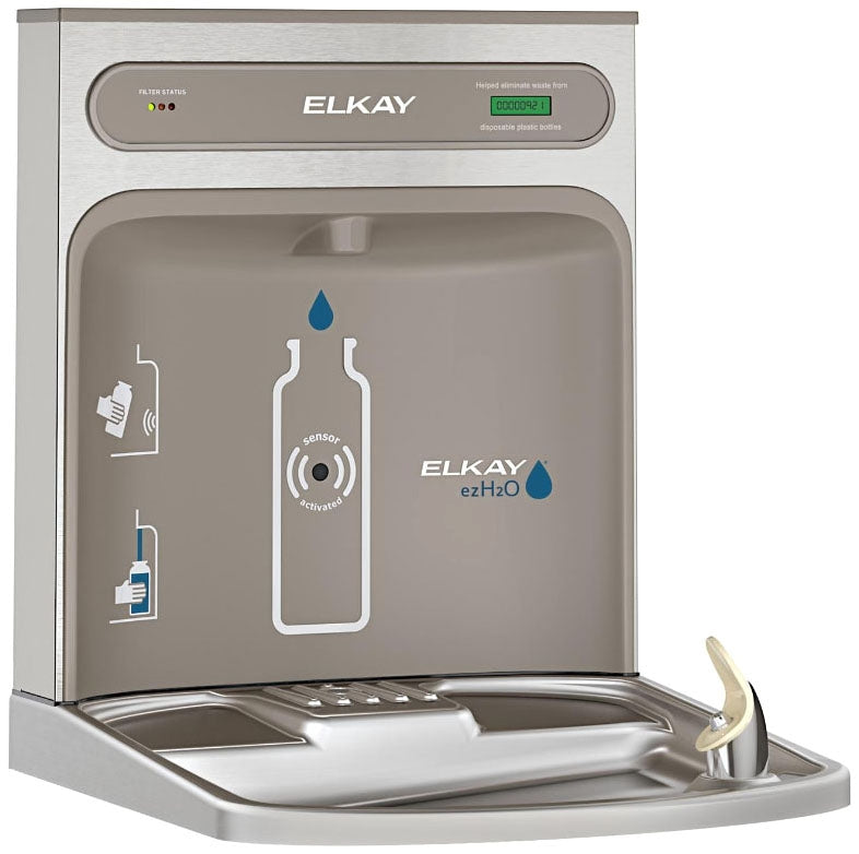 Elkay LZWSRK EZH2O Bottle Filling Station Retrofit Kit Stainless Steel 115 VAC