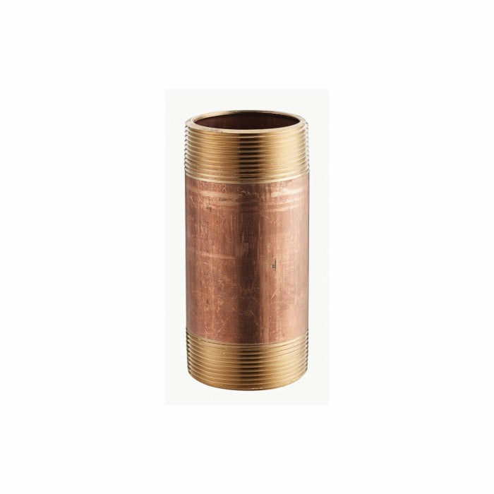 Merit Brass 2024-500 Brass Nipple 1-1/2 x 5 Inches MNPT SCH 40