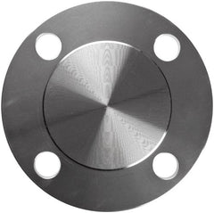 Merit Brass A435BL-08 Stainless Steel Blind Flange 1/2 Inch Pipe Size 150 psi