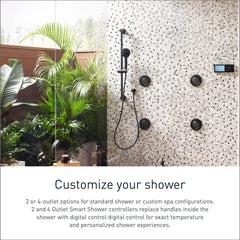 Moen S3102 U by Moen Digital Thermostatic Shower 2-Port Valve 0.5 Inch Connections