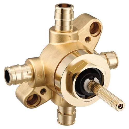 Moen U231CX M-CORE 2 or 3 Function Transfer Valve with Cold Expansion PEX Connections - Brass Material