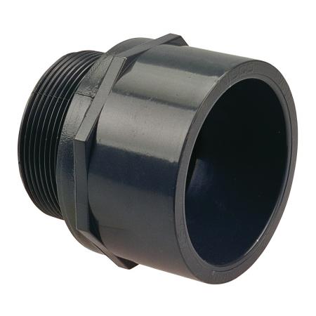 NIBCO CA04850 4504 2 INCH SXT MALE ADAPTER PVC 80