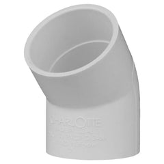 NIBCO L04380Y PVC 45 Degree Elbow SCH40 8 Inch