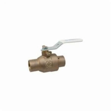 NIBCO NJ831XB S-585-80-LF 1-1/4 Inch Full Port Solder 600# Ball Valve Lead-Free