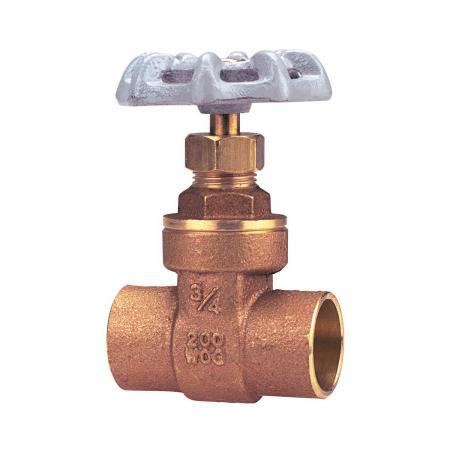 NIBCO N00126E SI8 2 1/2 FULL PORT GATE VALVE BRASS