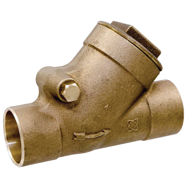 NIBCO NJ740XC S-413-Y-LF 1-1/2 Inch Silicon Bronze Solder Check Valve