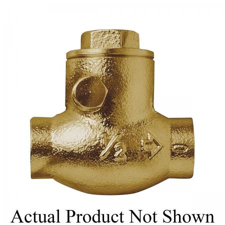 NIBCO N00326D SI-3 2 Inch Brass Sweat Swing Check Valve