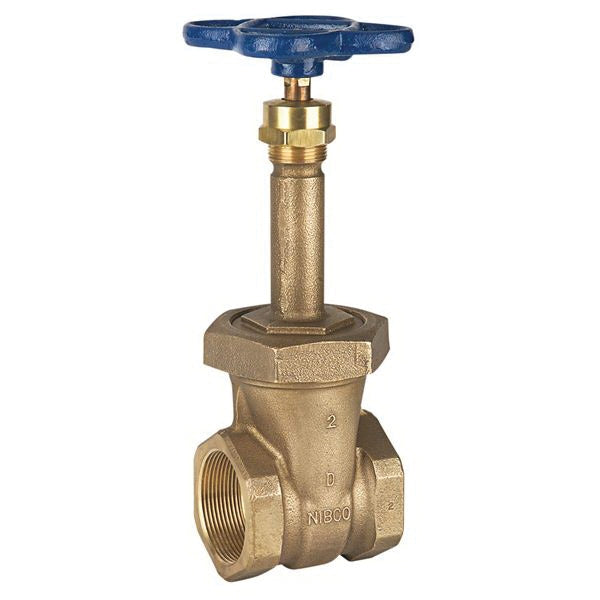 NIBCO NL1M00B T-134 1-1/4 Inch Bronze Full Port FNPT Gate Valve NT134H Replacement NL1M00B