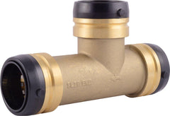 SharkBite UXL0354 2 Inch Slip Tee Brass Push-to-Connect Plumbing Fitting