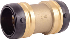 SharkBite UXL0154 2 inch Push-to-Connect Straight Brass Coupling for PEX, Copper, CPVC, PE-RT