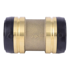 SharkBite UXL0154 2 inch Push-to-Connect Straight Brass Coupling for PEX, Copper, CPVC, PE-RT