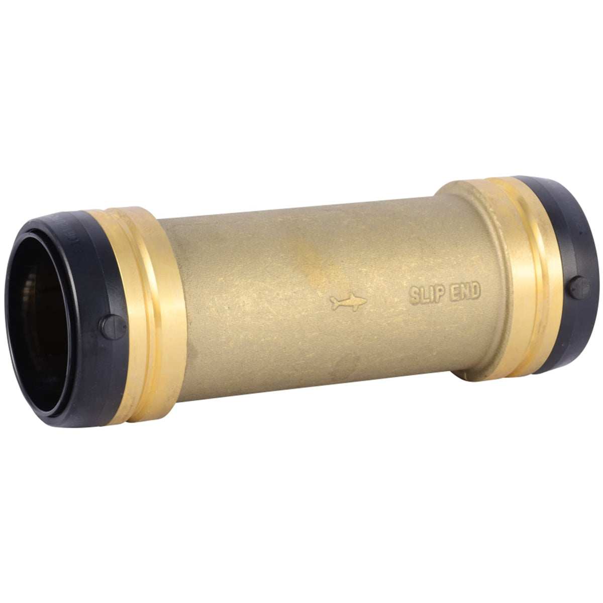 SHARKBITE UXL0654 2 Inch Slip Coupling Push-to-Connect Brass Plumbing Fitting