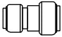 SharkBite UIP4016 3/4 inch CTS x PVC Slip Transition Coupling Brass