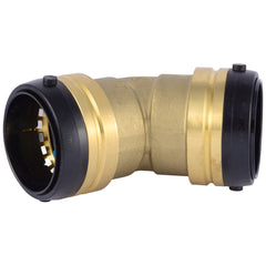 SharkBite UXL0554 2 Inch 45 Degree Elbow Push-to-Connect Brass Fitting