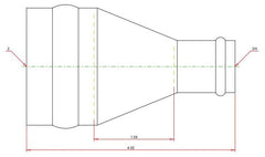 Viega ProPress 18468 ProPress Reducer 2 x 3/4 inch Copper Reducer