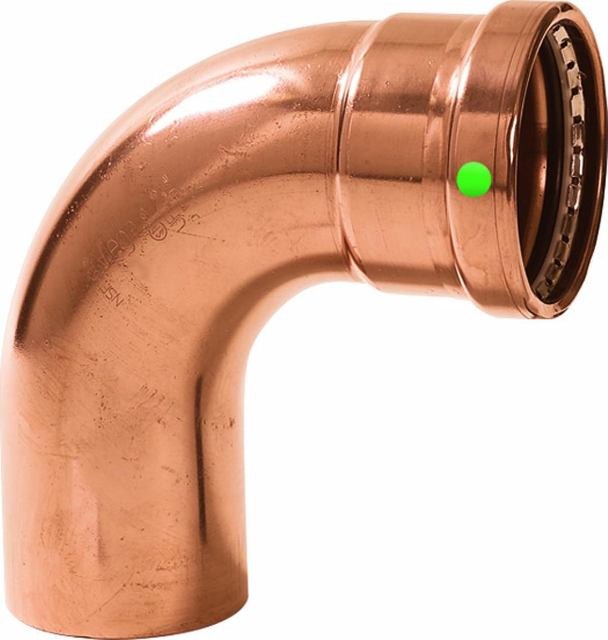 Viega 20648 ProPress Zero Lead Copper XL-C 90-Degree Elbow with 4-Inch FTG x P