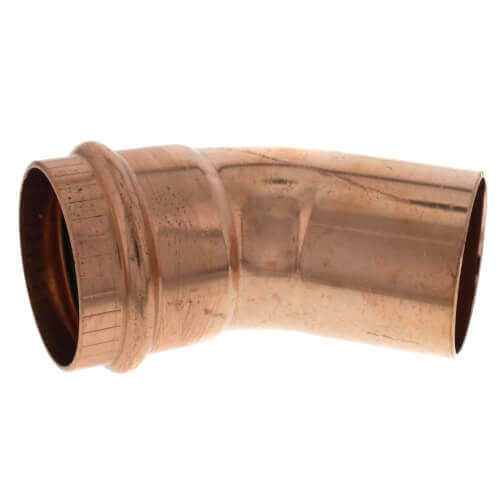 Viega 20678 ProPress Zero Lead Copper XL-C 45-Degree Elbow with 4-Inch FTG x P