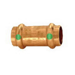 Viega 20728 ProPress Zero Lead Copper XL-C Roll Stop Coupling with 2-1/2-Inch P x P, 1-Pack