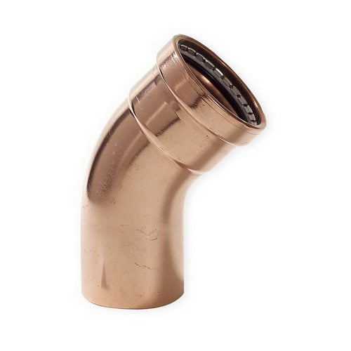 Viega 20668 ProPress XL-C Zero Lead Copper 45-Degree Elbow 2-1/2 Inch FTG x P