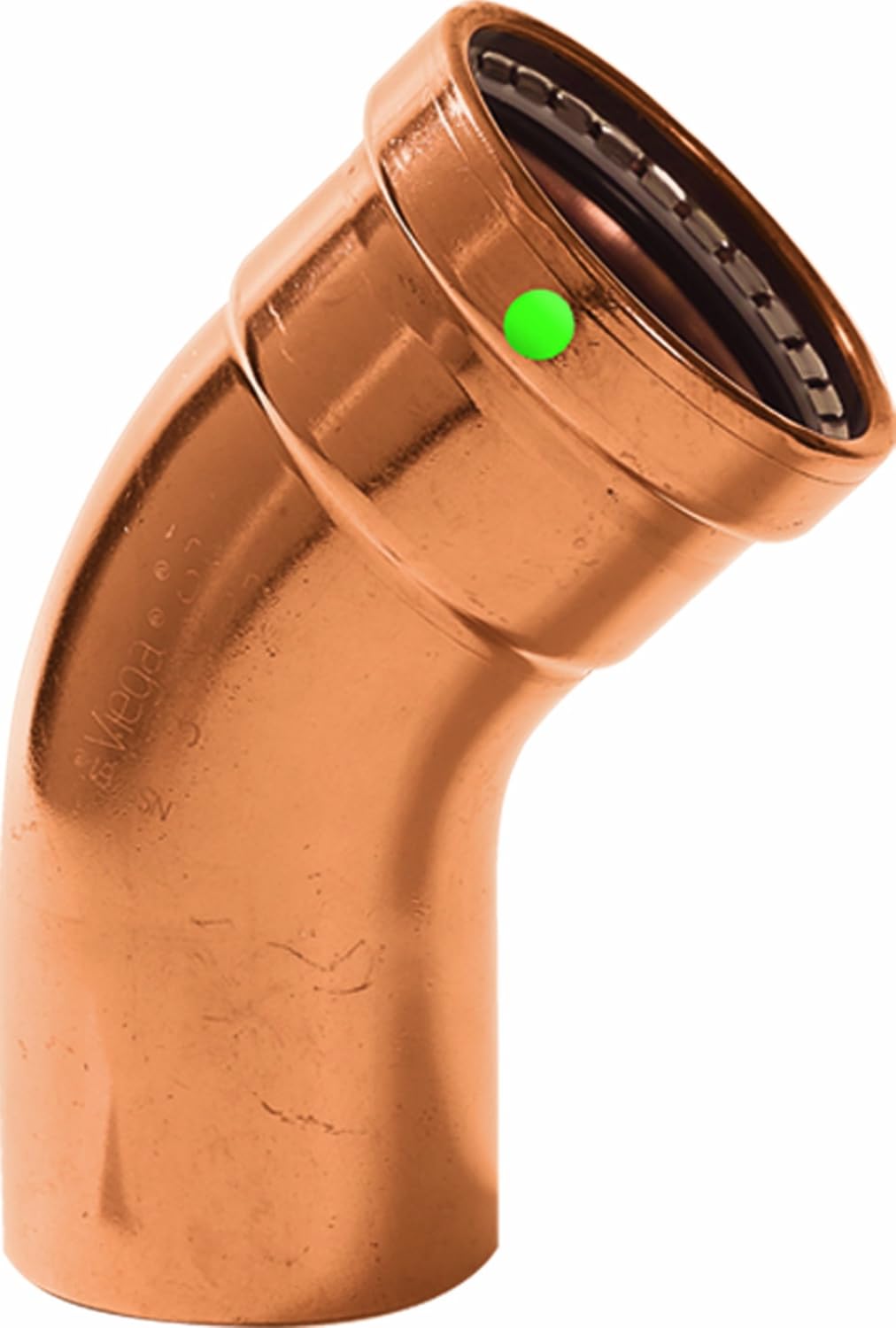 Viega 20668 ProPress XL-C Zero Lead Copper 45-Degree Elbow 2-1/2 Inch FTG x P