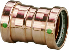 Viega 20738 ProPress Zero Lead Copper XL-C Roll Stop Coupling 4-Inch P x P 1-Pack