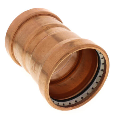 Viega 20738 ProPress Zero Lead Copper XL-C Roll Stop Coupling 4-Inch P x P 1-Pack