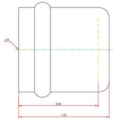 Viega 77717 ProPress Copper Cap 3/4-Inch Plumbing Fittings